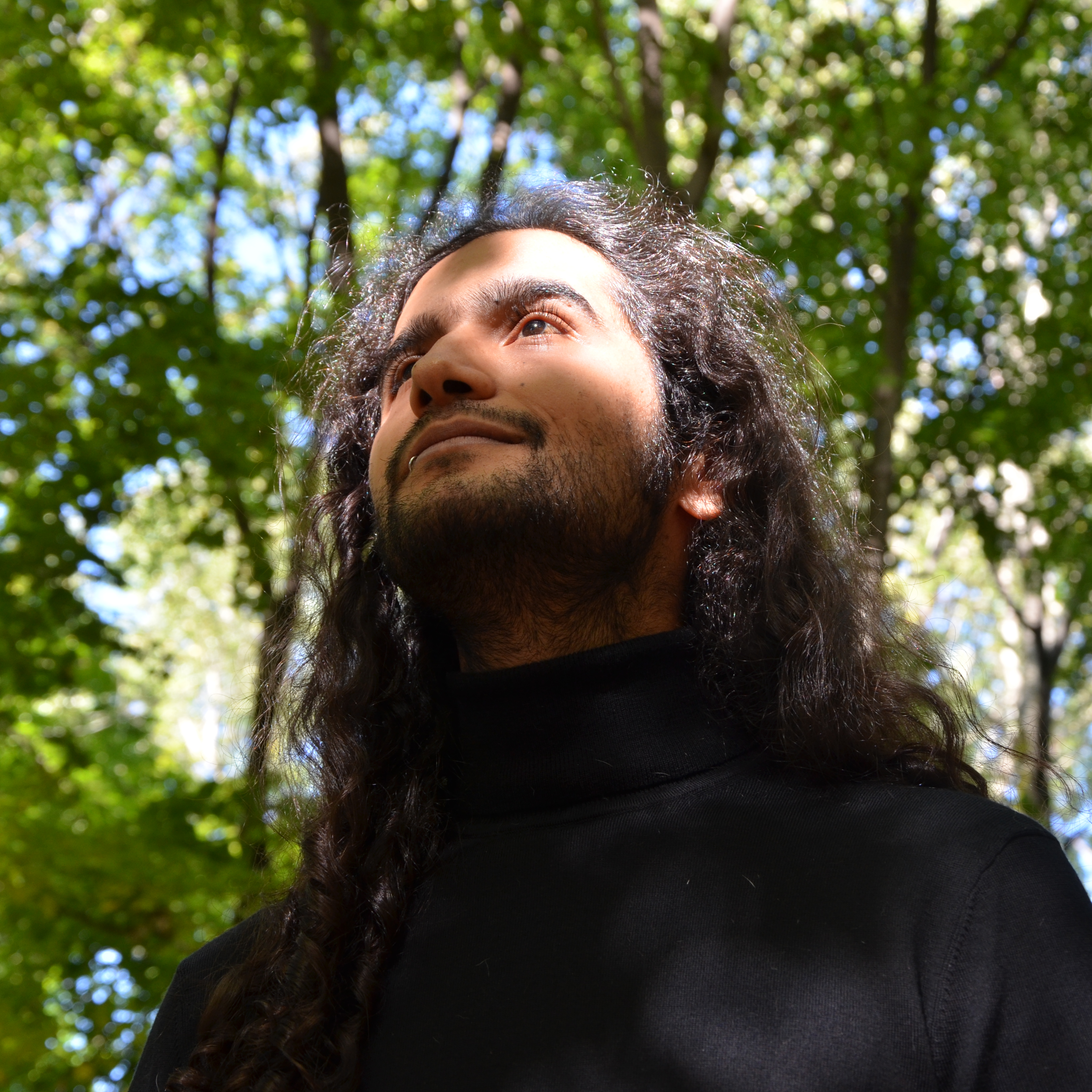 David in the woods.