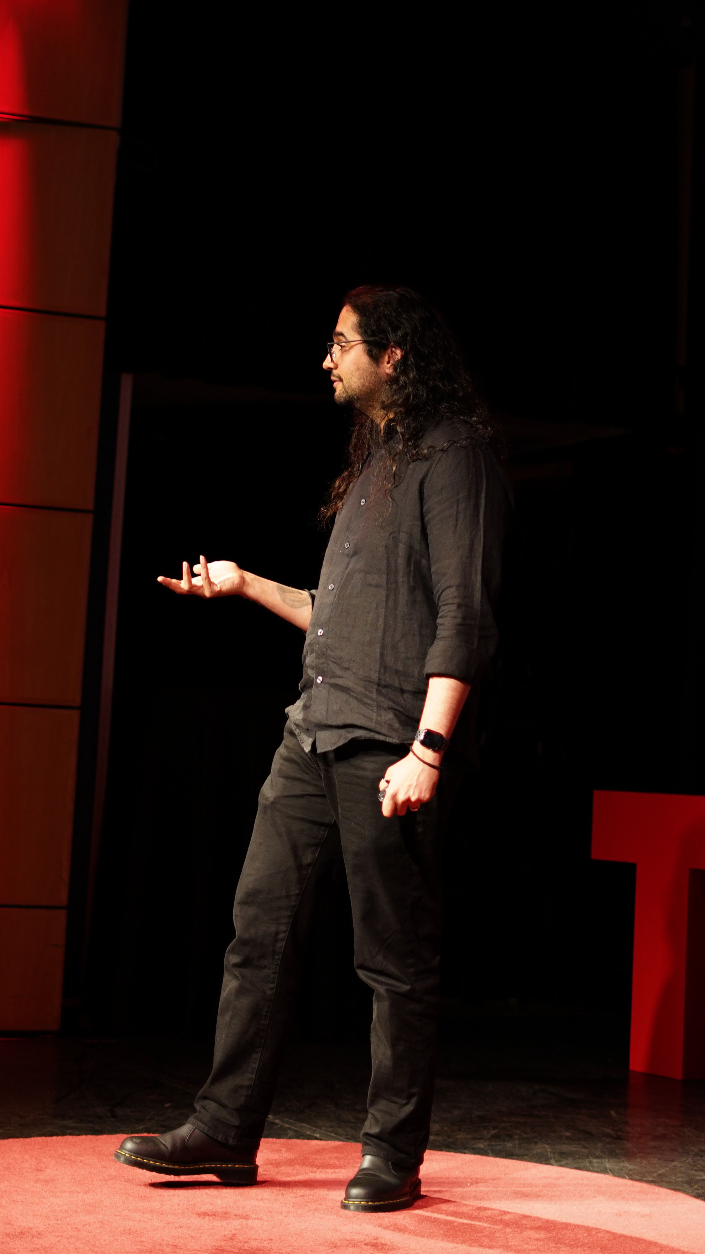 David presenting at TEDxBerklee